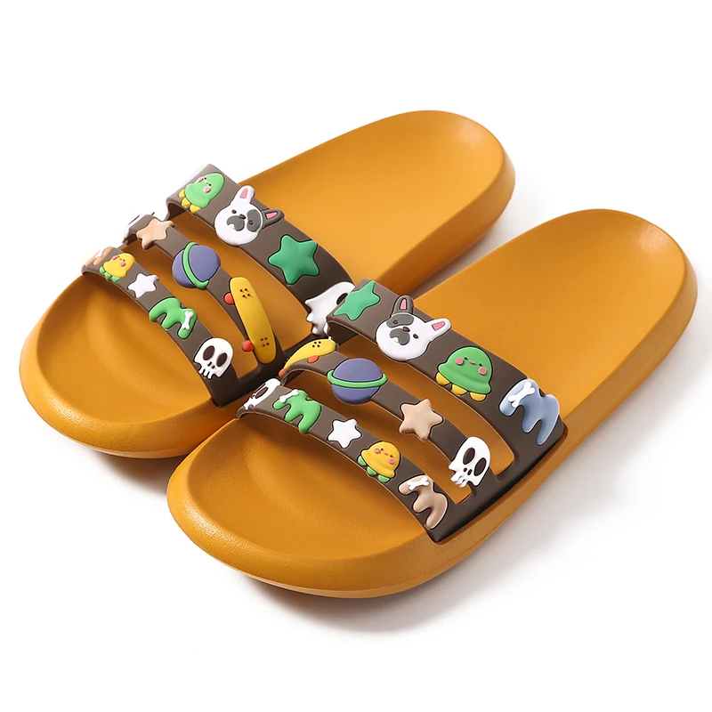 Men Women Slippers cute Cartoon Open Toe House Slippers Thick Sole Slide Sandals Men, As pictures shown or customized
Men Women Slippers cute Cartoon Open Toe House Slippers Thick Sole Slide Sandals Men, As pictures shown or customized