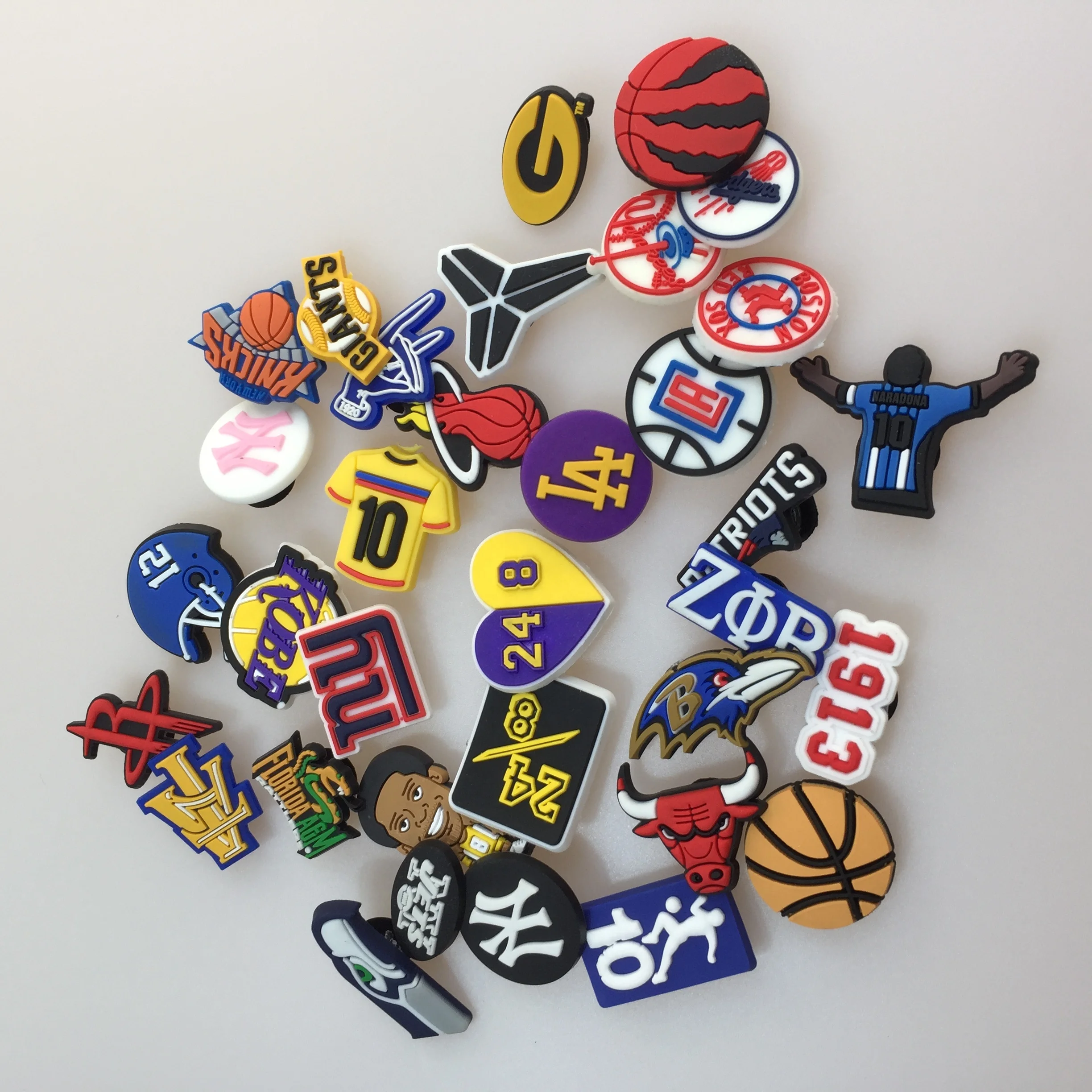 wholesale sports AJ Kobe James fashion shoe charm croc charm designer croc wholesale charms, Picture
wholesale sports AJ Kobe James fashion shoe charm croc charm designer croc wholesale charms, Picture