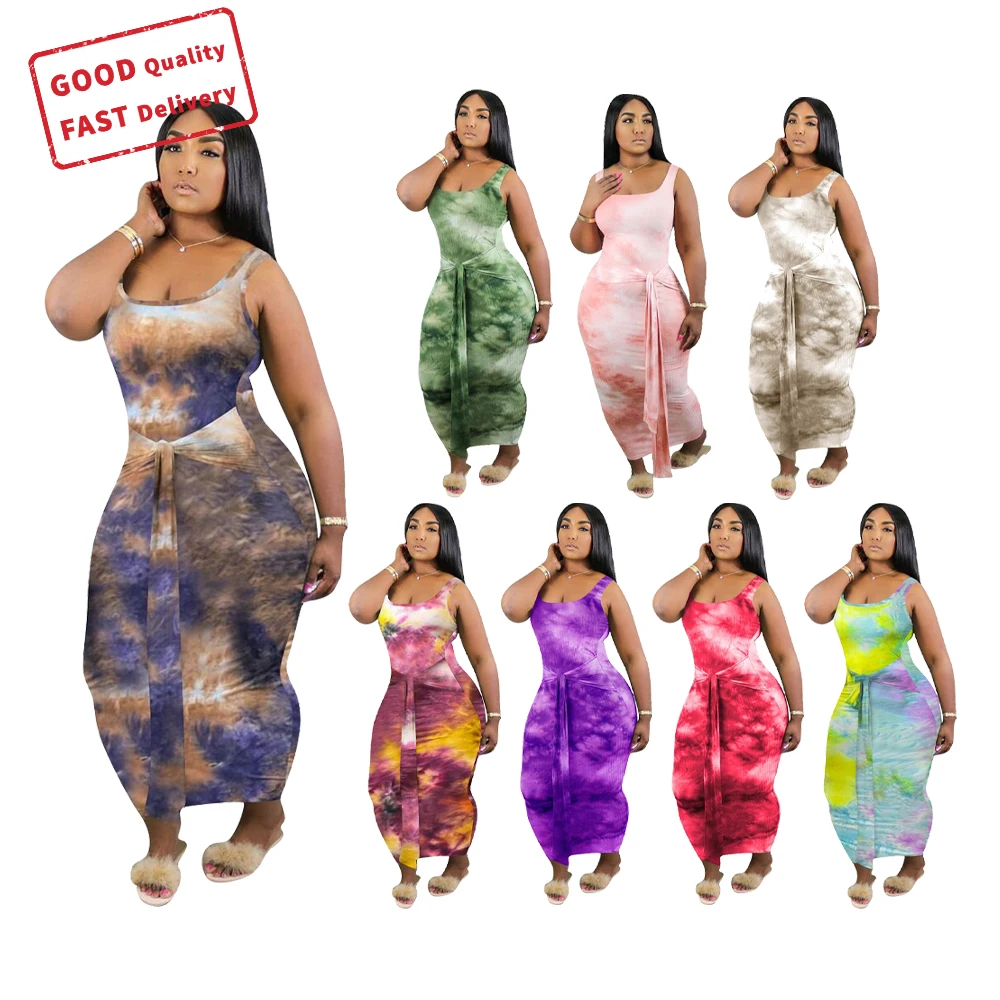 GQ1218 2020 summer new women's wear hot sale of fashionable tie-dye plus size sexy dresses for women, Picture color
GQ1218 2020 summer new women's wear hot sale of fashionable tie-dye plus size sexy dresses for women, Picture color