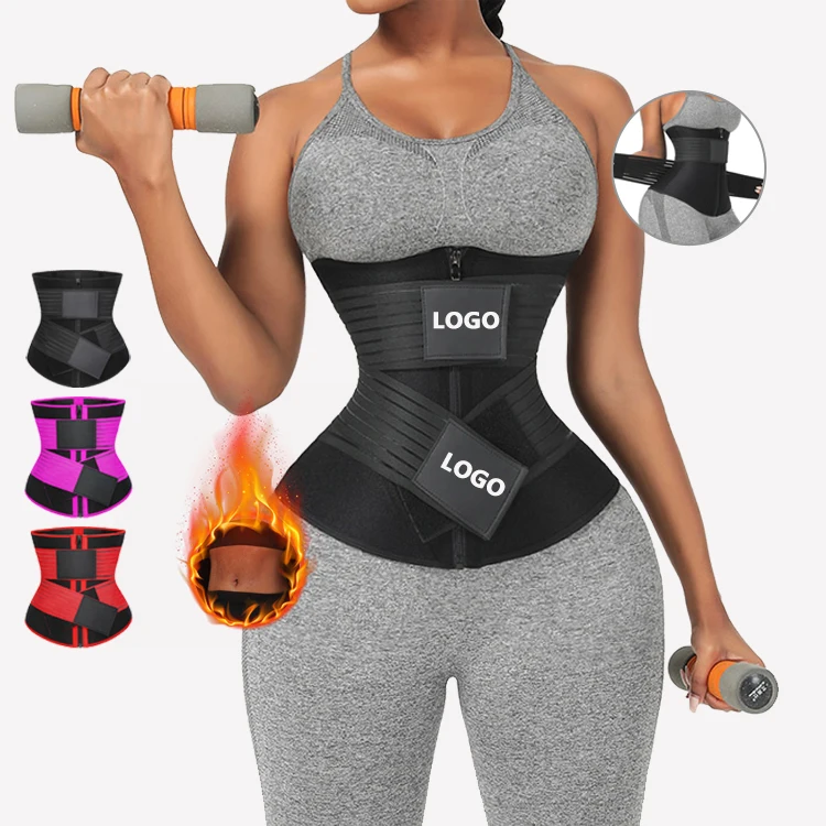 Custom Logo Compression Double Belt Women Waist Shaper Tummy Trimmer Neoprene Sweat Waist Trainer Belt
Custom Logo Compression Double Belt Women Waist Shaper Tummy Trimmer Neoprene Sweat Waist Trainer Belt