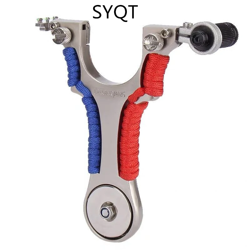 New Product Stainless Steel High-Precision Outdoor Sports Slingshot With Strong Magnetic Can Hang Steel Ball Flat Leather
New Product Stainless Steel High-Precision Outdoor Sports Slingshot With Strong Magnetic Can Hang Steel Ball Flat Leather