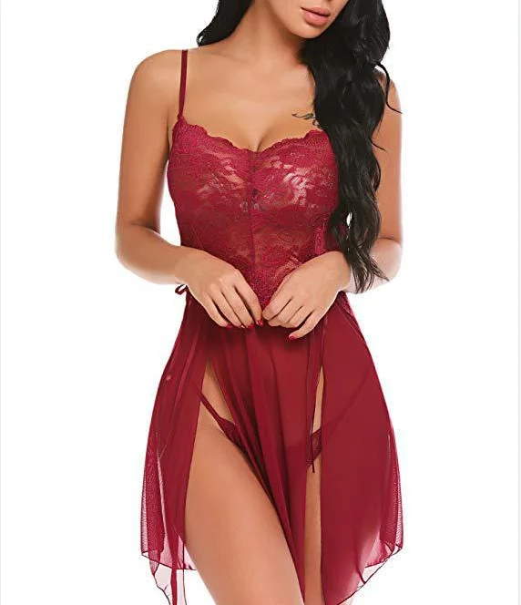 sfy1977 wholesale women's lace transparent sling dress with g-string sexy hollow out crotch lingerie womens sexy underwear
sfy1977 wholesale women's lace transparent sling dress with g-string sexy hollow out crotch lingerie womens sexy underwear