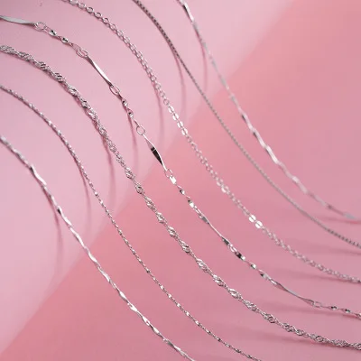 Wholesale Fashion custom Design link Chain 925 Sterling Silver Clavicle Chain Necklace, Gold,silver
Wholesale Fashion custom Design link Chain 925 Sterling Silver Clavicle Chain Necklace, Gold,silver