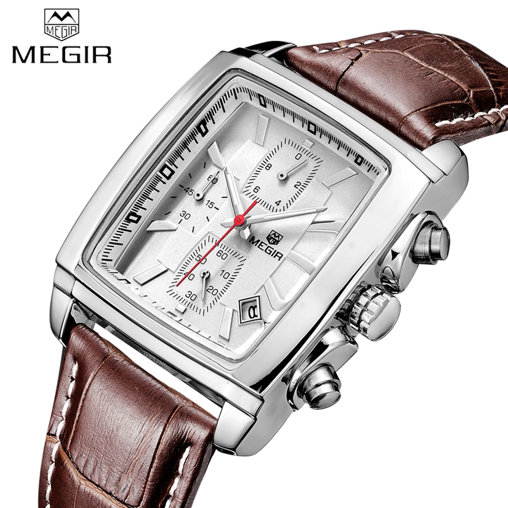 Megir 2028 Square Men Quartz Wristwatches Casual Leather Analog Calendar Waterproof Luxury Watches Men Wrist
Megir 2028 Square Men Quartz Wristwatches Casual Leather Analog Calendar Waterproof Luxury Watches Men Wrist