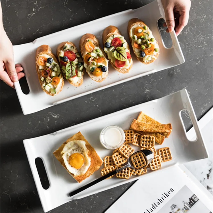Nordic style advanced design high-end elegant hotel wedding restaurant ceramics serving platter
Nordic style advanced design high-end elegant hotel wedding restaurant ceramics serving platter