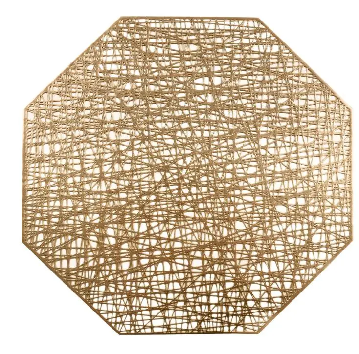 Diamonds Placemats Metallic Hollow Out Mats Vinyl Non-slip Heat Insulation Kitchen Table Mats Rose Gold Washable Table Mats
Diamonds Placemats Metallic Hollow Out Mats Vinyl Non-slip Heat Insulation Kitchen Table Mats Rose Gold Washable Table Mats