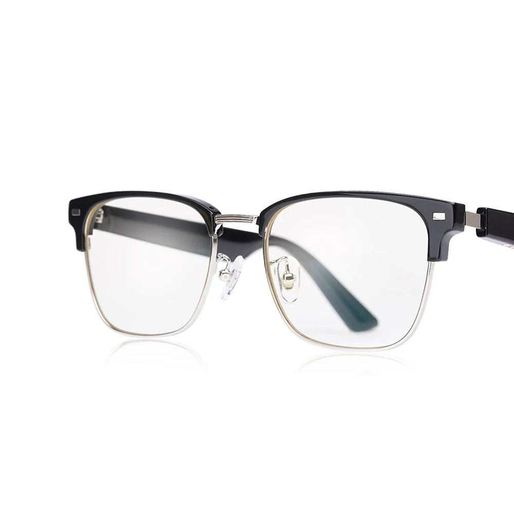 High quality New Arrival UNISEX wholesale blue tooth audio eye glasses outdoor switchable anti blue light smart glasses
High quality New Arrival UNISEX wholesale blue tooth audio eye glasses outdoor switchable anti blue light smart glasses