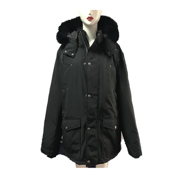 New Arrival Cozy Men's Elastic Cuff Padded Coat Double Breasted Pattern Design Spring Hooded Doudoune, Black
New Arrival Cozy Men's Elastic Cuff Padded Coat Double Breasted Pattern Design Spring Hooded Doudoune, Black