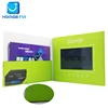 Video player box fingerprint module file pocket card festival greeting cards graphic lcd