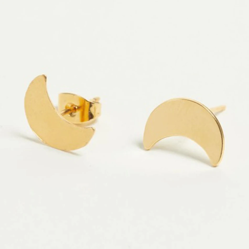 turkish jewelry manufacturers 925 sterling silver trendy jewelry 18k gold plated moon stud earrings for women
turkish jewelry manufacturers 925 sterling silver trendy jewelry 18k gold plated moon stud earrings for women