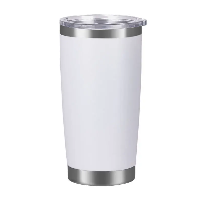 

20oz Double Wall Vacuum Stainless Steel Tumbler With Straw and Brush for Hot & Cold Drinks beer wine, Pantone number
