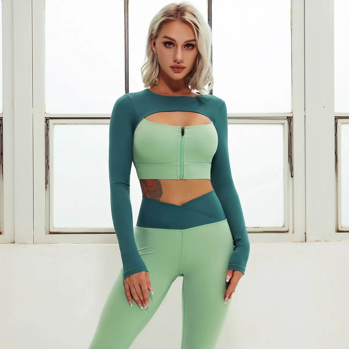 High Quality Custom Wholesale Top Long sleeve New Fitness Arrivals 2021 Seamed Yoga Set
High Quality Custom Wholesale Top Long sleeve New Fitness Arrivals 2021 Seamed Yoga Set
