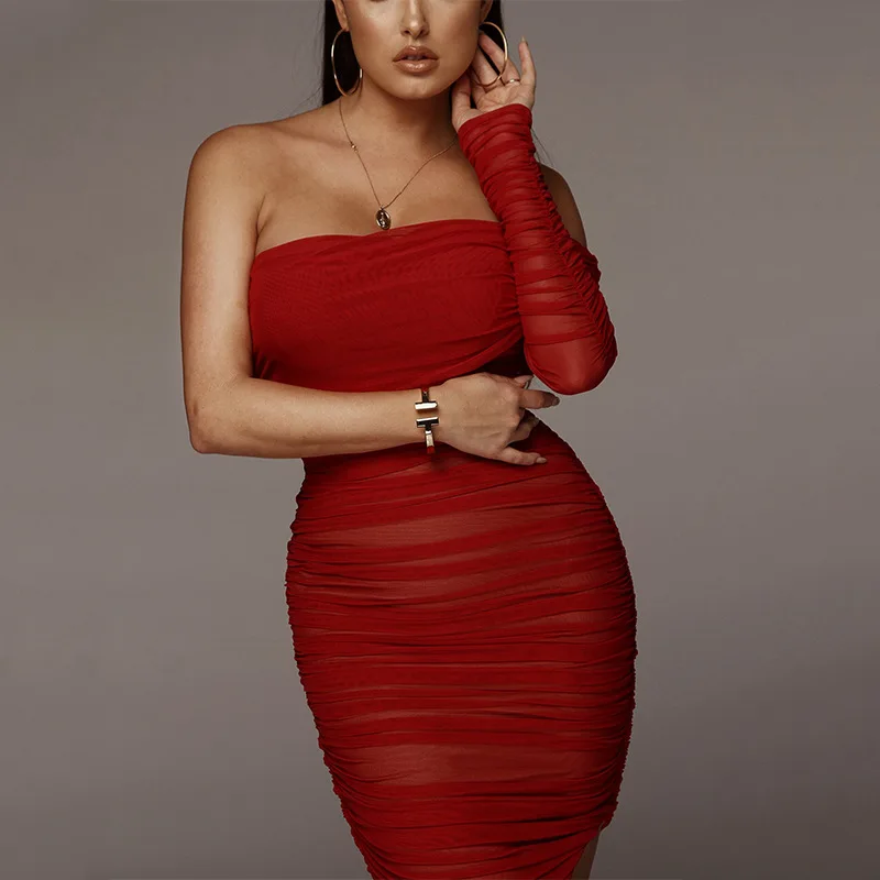 Yingchchao Trendy Fall 2020 New Designer Sexy Casual Chiffon Off Shoulder Long Sleeve Bodycon Long Dress for Women Casual Dress
Yingchchao Trendy Fall 2020 New Designer Sexy Casual Chiffon Off Shoulder Long Sleeve Bodycon Long Dress for Women Casual Dress