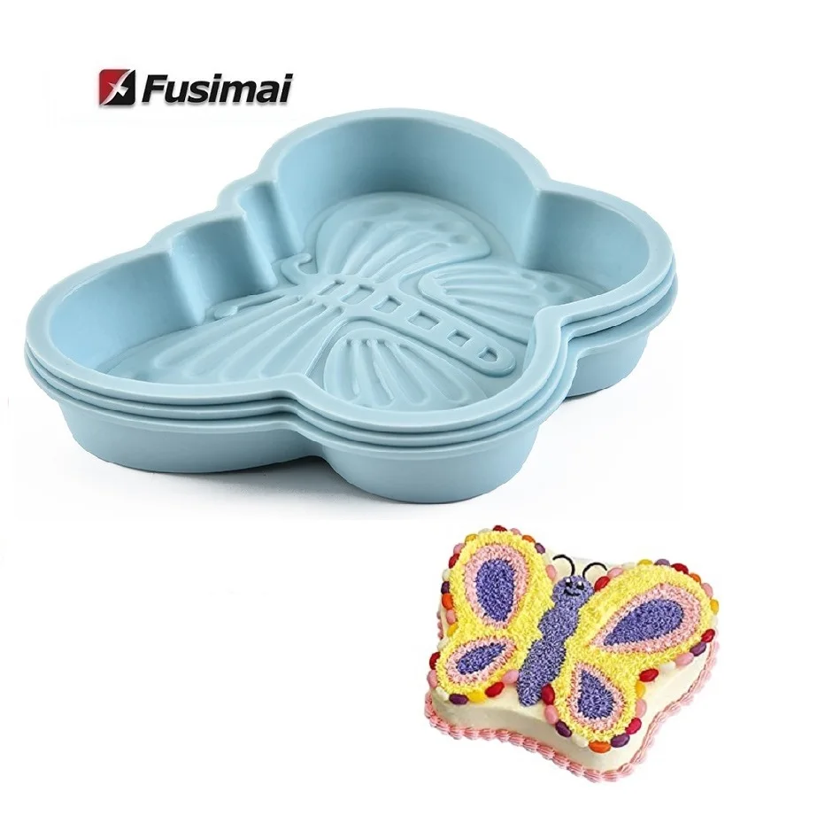 Fusimai Silicone Bread 3 Piece /set Kitchen Baking Pan Tools 3d Wedding Christmas Birthday Butterfly Cake Mold
Fusimai Silicone Bread 3 Piece /set Kitchen Baking Pan Tools 3d Wedding Christmas Birthday Butterfly Cake Mold