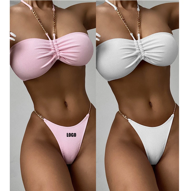 Free Shipping Open Front Bangdage Metal Strap Bikini Top With Brazilian Thong Bottom Swimwear Beachwear
Free Shipping Open Front Bangdage Metal Strap Bikini Top With Brazilian Thong Bottom Swimwear Beachwear