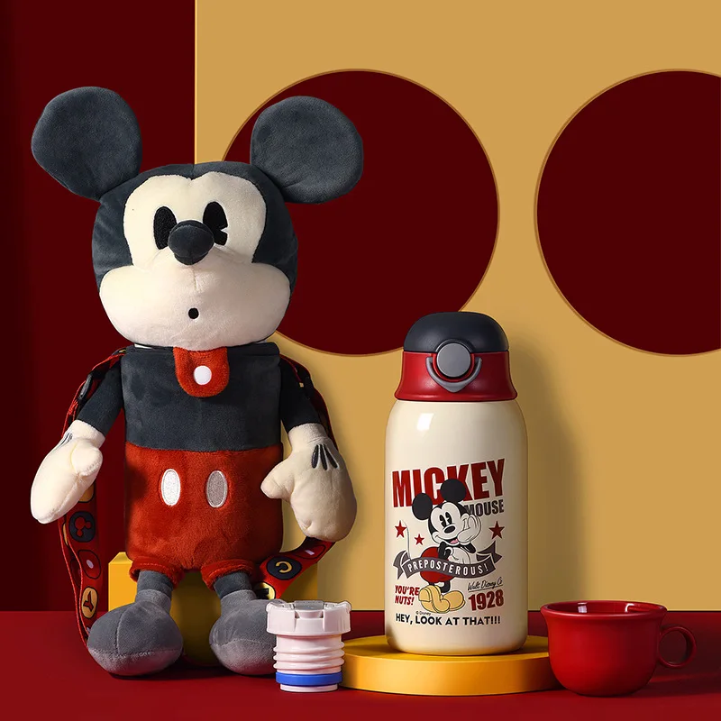 Disney Children's Vacuum Flask Stainless Steel Sippy Cup With Shoulder Strap Kids Water Bottle With Straw Cartoon Thermos
Disney Children's Vacuum Flask Stainless Steel Sippy Cup With Shoulder Strap Kids Water Bottle With Straw Cartoon Thermos