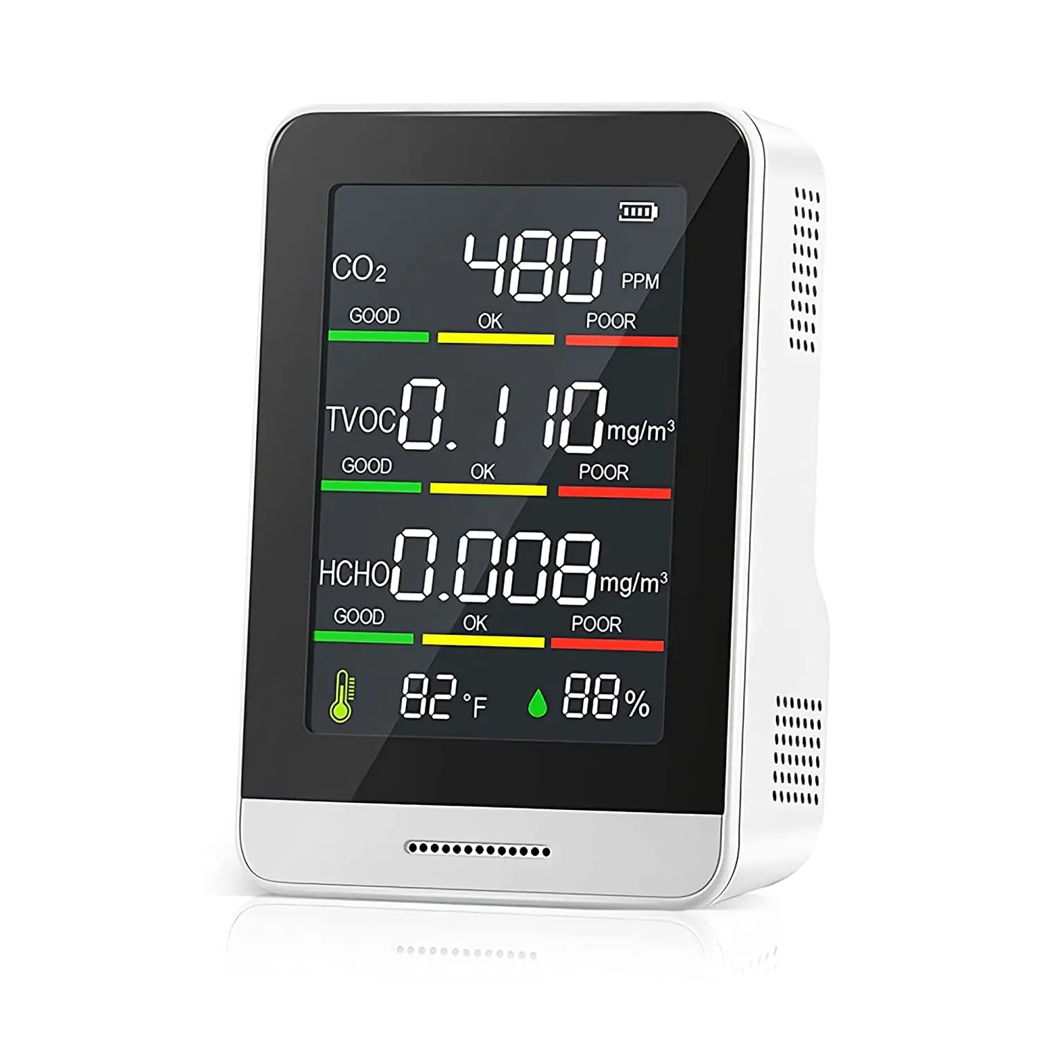 Weishan Lcd Monitor Awair Element Indoor Portable Air Quality Test Mini Monitor Co2 Sensor Wireless Office
Weishan Lcd Monitor Awair Element Indoor Portable Air Quality Test Mini Monitor Co2 Sensor Wireless Office