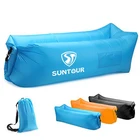 Suntour Inflatable Couch Lounger Sofa Bed Air Bean Bag with Carry Bag for Outdoor Camping