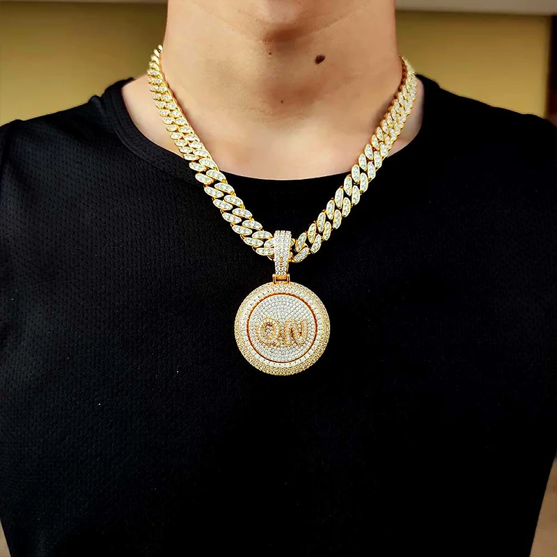 Initial letters name rotatable Hip Hop Jewelry letter lock pendant circle pendant High Quality Custom Name Round Rotatable Brass, White/yellow
Initial letters name rotatable Hip Hop Jewelry letter lock pendant circle pendant High Quality Custom Name Round Rotatable Brass, White/yellow