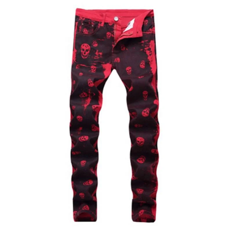 Voogue Hip hop 3D Pattern Slim Stretch Jeans Personalized Print Fashion Men's North American Casual Pants, Customized color
Voogue Hip hop 3D Pattern Slim Stretch Jeans Personalized Print Fashion Men's North American Casual Pants, Customized color