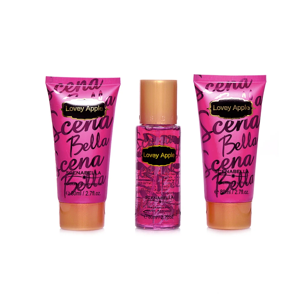 bath and body works mist with body lotion & shower gel for gift