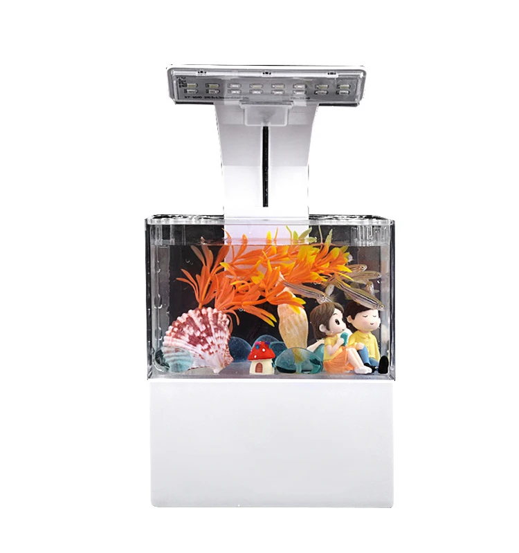 New Fish Tank Small Desktop Creative Self-loop Aquarium Filter Fish Tank, Customers required
New Fish Tank Small Desktop Creative Self-loop Aquarium Filter Fish Tank, Customers required