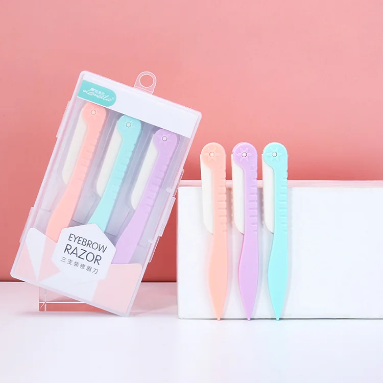 hot sell 3 pcs foldable facial Eyebrow trimming knife stainless steel eyebrow trimmer set
hot sell 3 pcs foldable facial Eyebrow trimming knife stainless steel eyebrow trimmer set