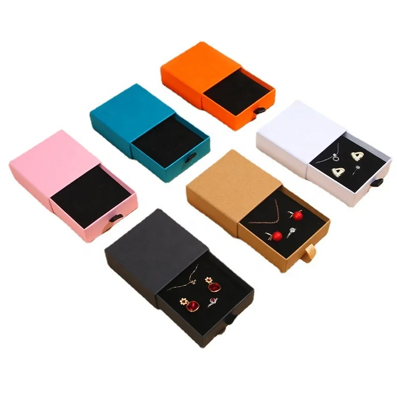 Wholesale Pink Jewelry Drawer Box White Jewelry Packaging Box Stud Necklace Jewelry Box Customized, White, blue, pink, orange, black, kraft paper
Wholesale Pink Jewelry Drawer Box White Jewelry Packaging Box Stud Necklace Jewelry Box Customized, White, blue, pink, orange, black, kraft paper