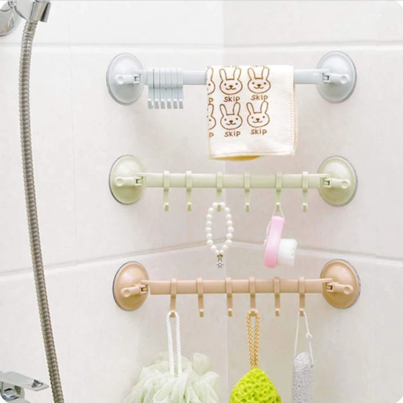 Adjustable Hook Rack Hanging Shelves Hook Holder Double Suction Cup Towel Rack Lock Type Sucker Kitchen Bathroom Accessories
Adjustable Hook Rack Hanging Shelves Hook Holder Double Suction Cup Towel Rack Lock Type Sucker Kitchen Bathroom Accessories