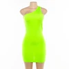/product-detail/gc-86970503-wholesale-summer-fashion-boutique-women-clothing-one-shoulder-long-sleeve-neon-dresses-62192997889.html