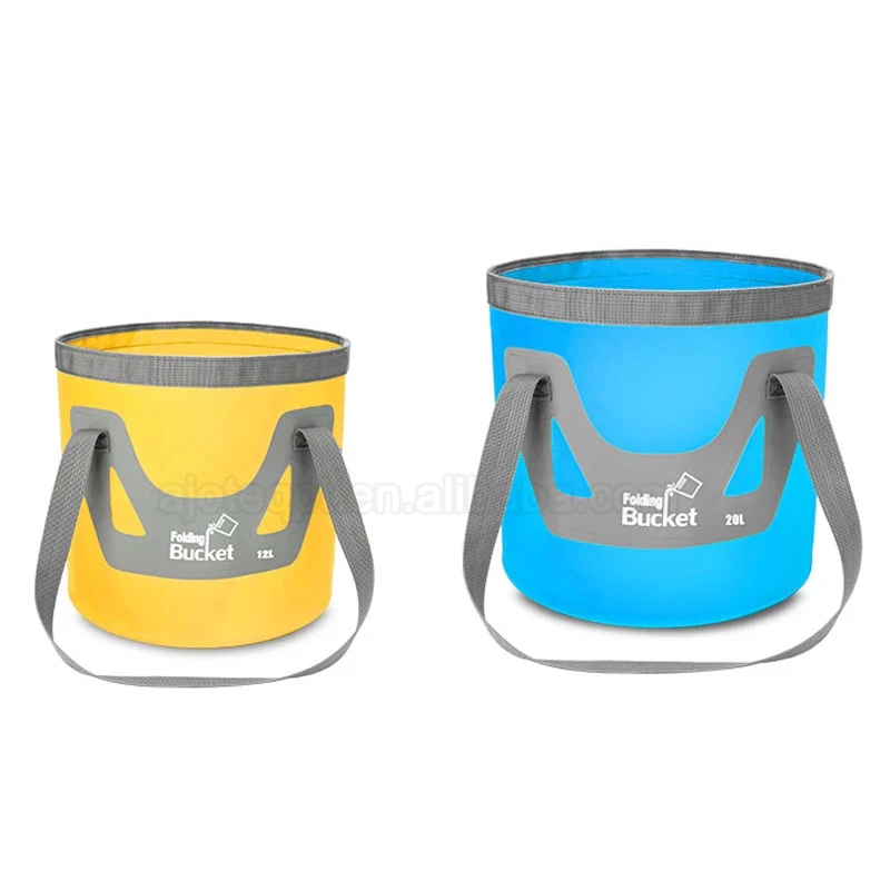 AJOTEQPT 12L/20L Portable PVC Tarp Outdoor Camping Waterproof Fishing Folding Bucket, Multi
AJOTEQPT 12L/20L Portable PVC Tarp Outdoor Camping Waterproof Fishing Folding Bucket, Multi