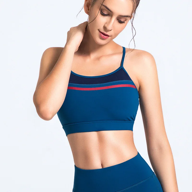 New color matching sports underwear cross beautiful back gather bra women shockproof running yoga fitness vest
New color matching sports underwear cross beautiful back gather bra women shockproof running yoga fitness vest