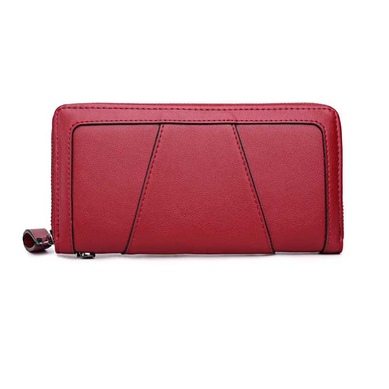 New Fashion n Luxury Durable Long High Capacity pu leather Zipper Purse long wallet women with strap
New Fashion n Luxury Durable Long High Capacity pu leather Zipper Purse long wallet women with strap