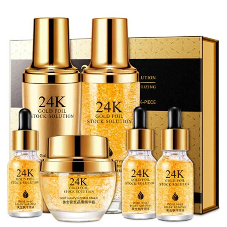 OEM Korean Cosmetics Set Whitening Lightening Luxury SkinCare Set 24k Gold Organic Private Label Skin Care Set
OEM Korean Cosmetics Set Whitening Lightening Luxury SkinCare Set 24k Gold Organic Private Label Skin Care Set