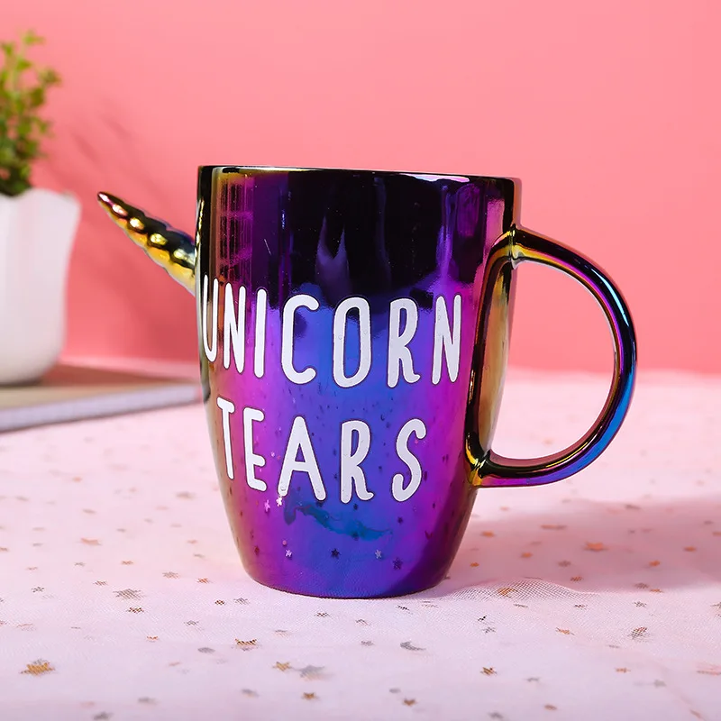 Seaygift popular products 2019 cute cartoon Unicorn hand painted iridescent ceramic unicorn coffee cup water mug, Rainbow
Seaygift popular products 2019 cute cartoon Unicorn hand painted iridescent ceramic unicorn coffee cup water mug, Rainbow