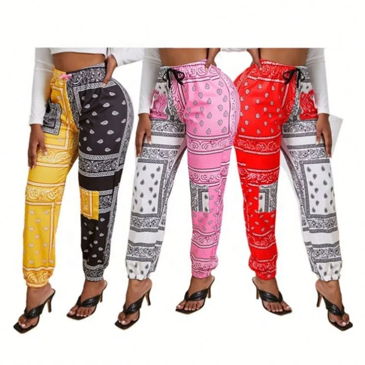 2021 Trendy Women Clothing Cheap Apparel Color Stitching Print Trousers Long Bottoms Pants
2021 Trendy Women Clothing Cheap Apparel Color Stitching Print Trousers Long Bottoms Pants