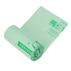 PLA Trash Garbage Bags 100% Biodegradable On Roll Cornstarch Plastic