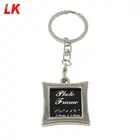 Digital Photo Frame Keychain Sublimation Custom Metal Mini Photo Album Keychain