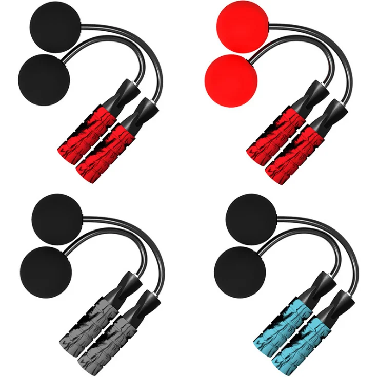 High Quality Ropeless Jump Rope Cordless Jump Rope with Two Balls for Fitness, Gray blue red
High Quality Ropeless Jump Rope Cordless Jump Rope with Two Balls for Fitness, Gray blue red