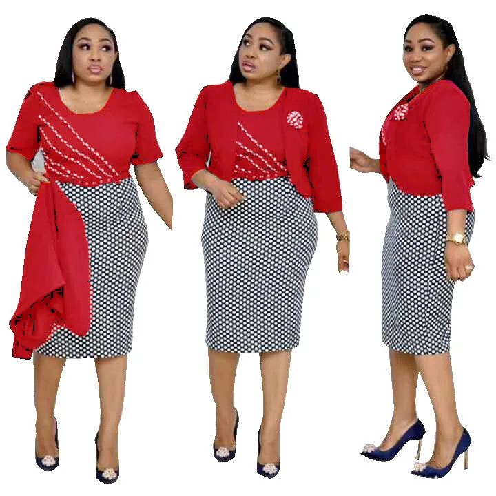 Hot Selling 2021 Turkey Women Office Dresses Women Elegant Formal Plus Size Two Piece Dresses With Jacket, Customized color
Hot Selling 2021 Turkey Women Office Dresses Women Elegant Formal Plus Size Two Piece Dresses With Jacket, Customized color