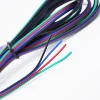 All copper ROHS 22AWG 20AWG 18awg 2 3 4 5 6 PIN RGB extension cable for 5050 3528 RGB LED strip
