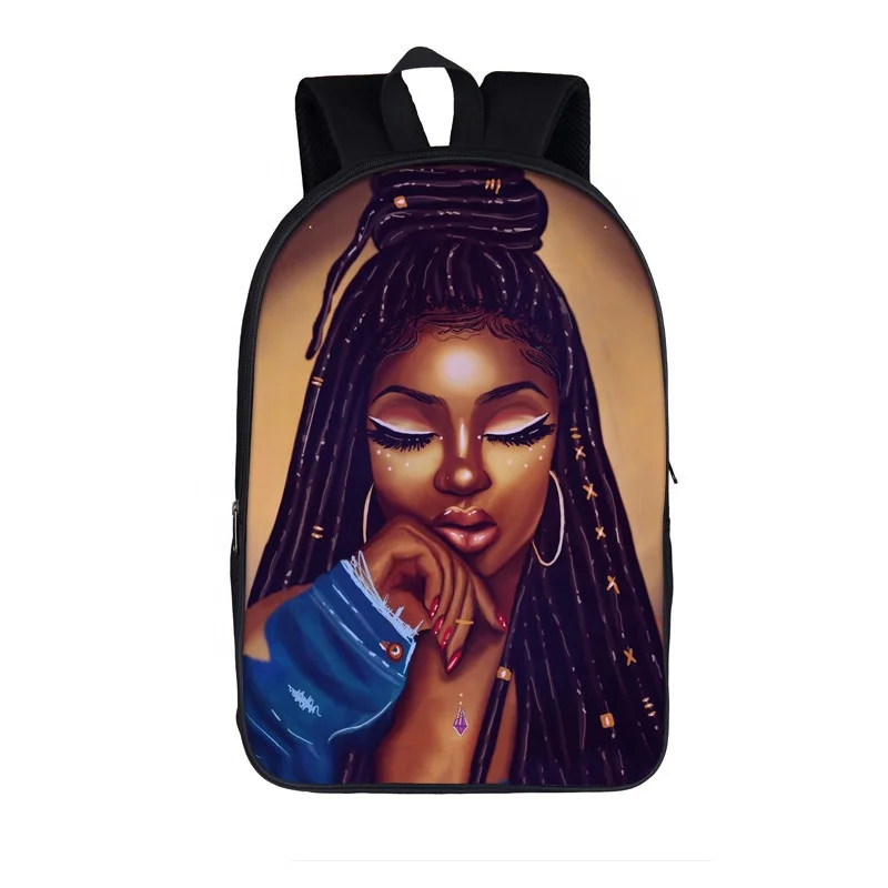 Custom Black Art African Girls Printing Back Pack for Students Fashion Kids Gift School Bag Children 3D Backpack
Custom Black Art African Girls Printing Back Pack for Students Fashion Kids Gift School Bag Children 3D Backpack