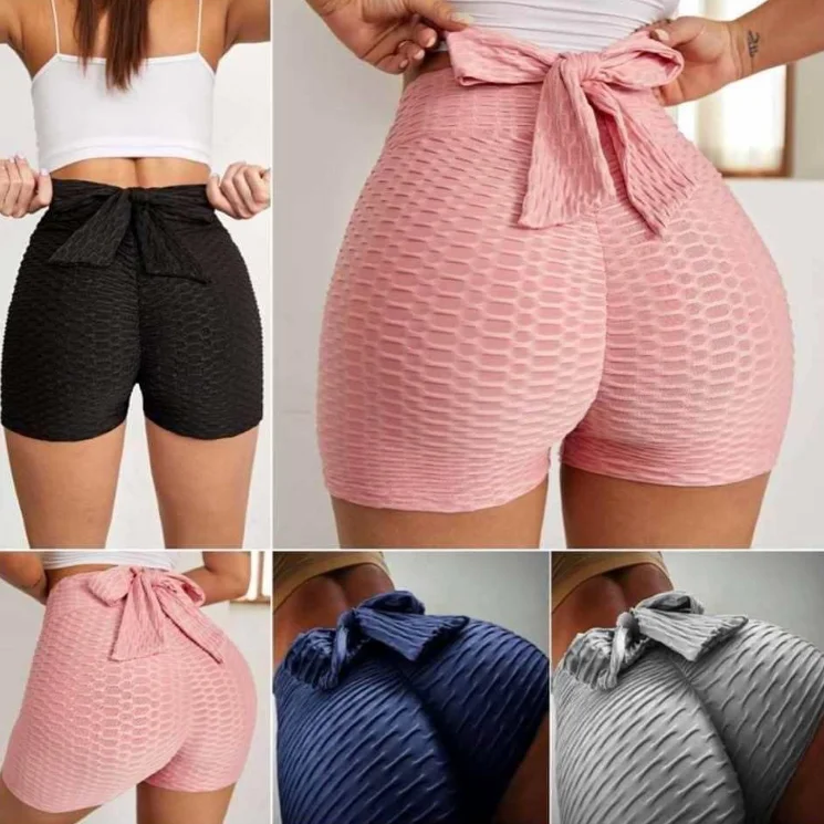 2021 Women Tight leggings shorts Solid Color Bubble Yoga shorts with bow Pants sexy bow Women's Shorts, Picture shows
2021 Women Tight leggings shorts Solid Color Bubble Yoga shorts with bow Pants sexy bow Women's Shorts, Picture shows