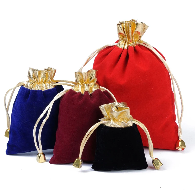 No MOQ Luxury Velvet Jewelry Gift Pouches Custom Logo Black Suede Velvet Small Drawstring Bag
No MOQ Luxury Velvet Jewelry Gift Pouches Custom Logo Black Suede Velvet Small Drawstring Bag