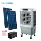 AC/DC rechargeable air conditioner 220V/12V with Solar panel