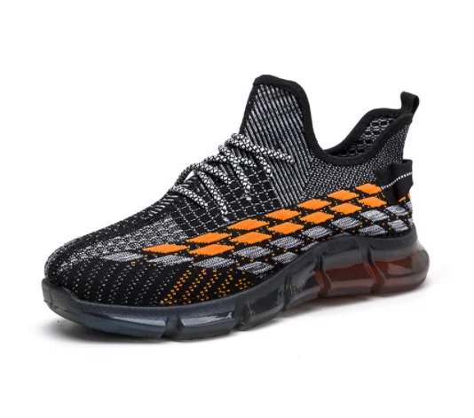 Breathable flying woven running sneakers custom brand fashion shoes men casual shoes, 3 colors
Breathable flying woven running sneakers custom brand fashion shoes men casual shoes, 3 colors