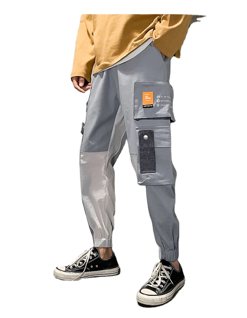 Men's workwear spring new casual pants factory teenager popular logo multi bag tie leg pants
Men's workwear spring new casual pants factory teenager popular logo multi bag tie leg pants
