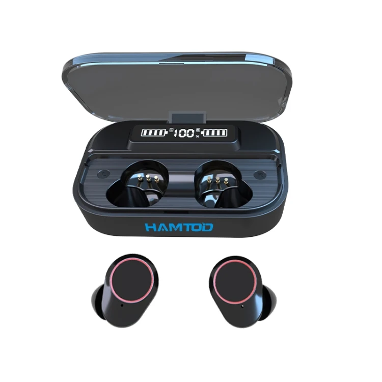HAMTOD G02 Pro Earphone HD Stereo Headphone Sports Waterproof Headset with Charging Box
HAMTOD G02 Pro Earphone HD Stereo Headphone Sports Waterproof Headset with Charging Box