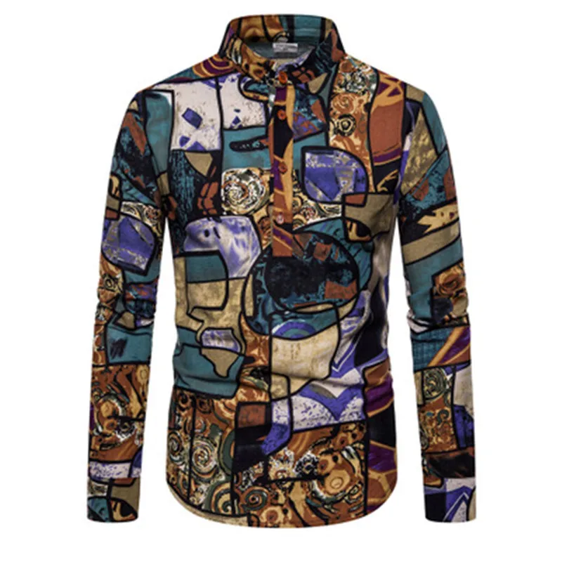 Men's Casual floral shirts men's large size long-sleeved shirts fashion multi-color Africa New Autumn Winter shirts, Customized colors
Men's Casual floral shirts men's large size long-sleeved shirts fashion multi-color Africa New Autumn Winter shirts, Customized colors