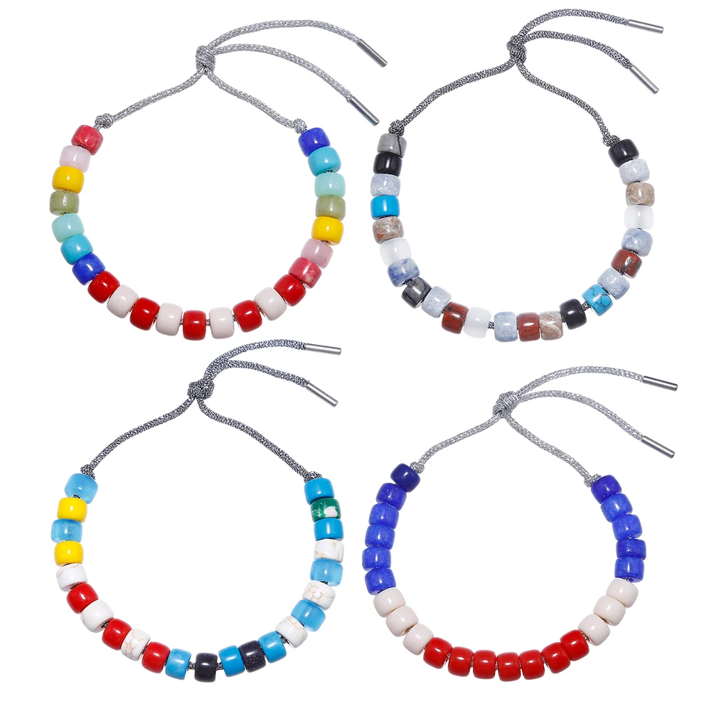 2021 Latest Design Natural Stone Adjustable Bracelets Rope Handmade Jewelry Forte Beads Bracelets, Picture shows
2021 Latest Design Natural Stone Adjustable Bracelets Rope Handmade Jewelry Forte Beads Bracelets, Picture shows